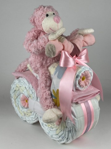 Luiermotor funnies aap roze 0022 2