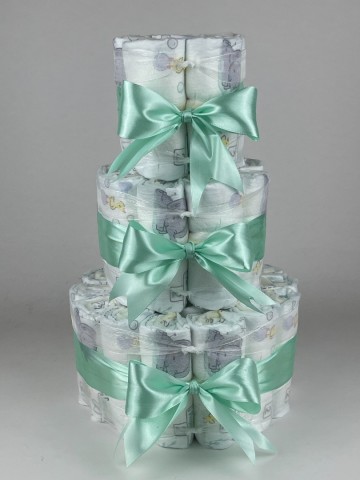 Luiertaart basic 40 groen   2