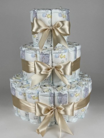 Luiertaart basic 64 beige  2