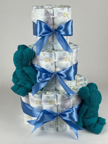 Luiertaart beren lake groen   diep blauw   2