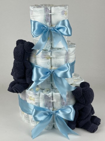 Luiertaart beren navy donker blauw   blauw   2