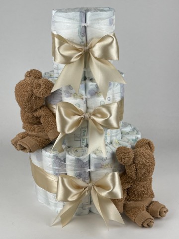 Luiertaart beren sand   beige   2