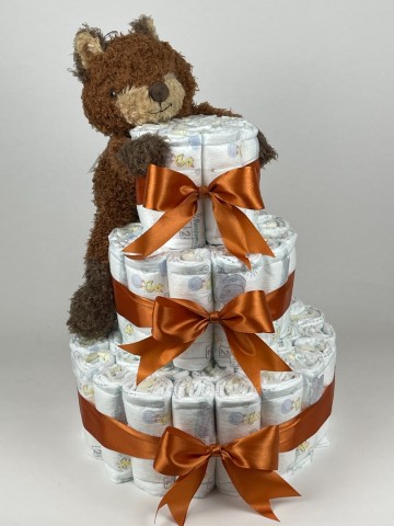 Luiertaart bunnies by the bay knuffel vos foxy koper 64   2