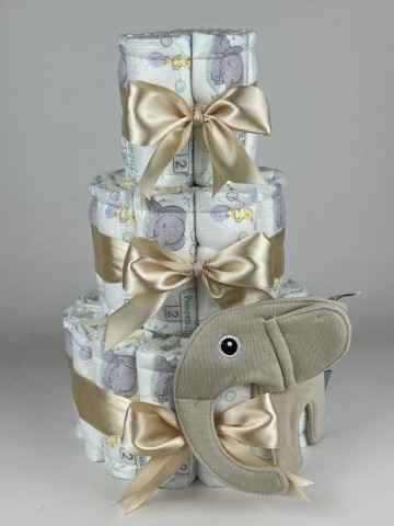 Luiertaart funnies ollie olifant cream   beige   2