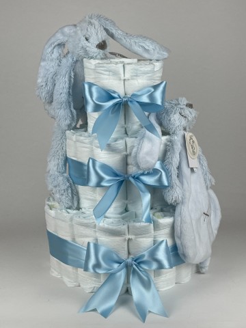 Luiertaart happy horse konijn richie blue   blauw   2