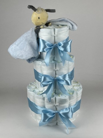 Luiertaart happy horse tuttle bee benja blauw 2