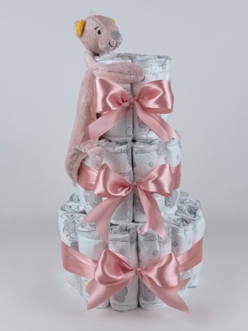 Luiertaart happy horse tuttle beer bentley donker poeder roze   2