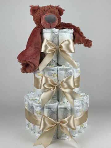 Luiertaart happy horse tuttle beer bobbie beige   2