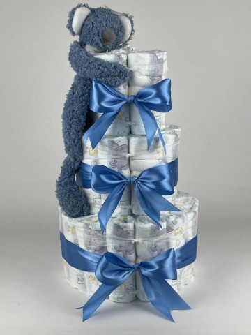 Luiertaart happy horse tuttle happy koala diep blauw   2