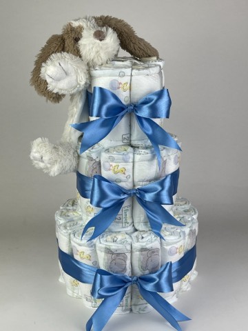 Luiertaart happy horse tuttle hond david diep blauw   2