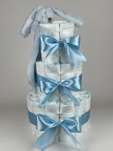 Luiertaart happy horse tuttle konijn richie blue   blauw   2