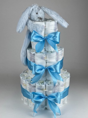 Luiertaart happy horse tuttle konijn richie blue   hemels blauw   2