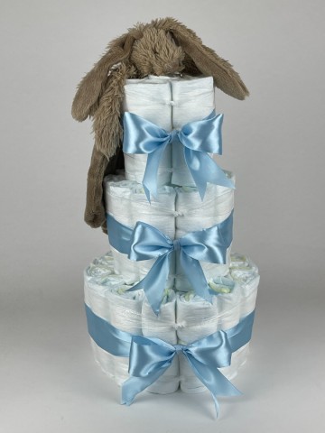 Luiertaart happy horse tuttle konijn richie clay bruin   blauw 2