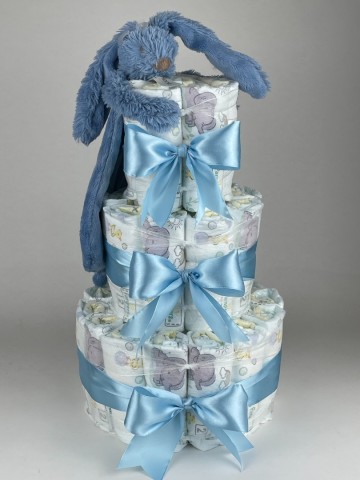 Luiertaart happy horse tuttle konijn richie deep blue   blauw   2