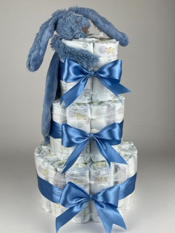 Luiertaart happy horse tuttle konijn richie deep blue   diep blauw   2