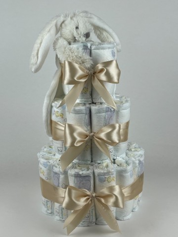 Luiertaart happy horse tuttle konijn richie ivory   beige   2