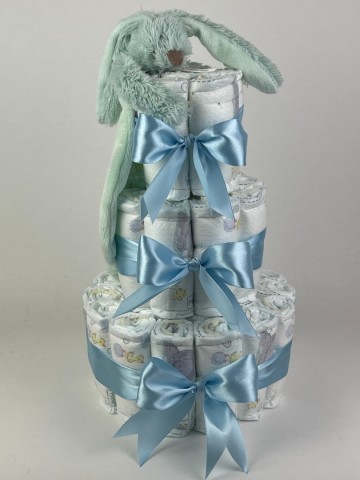 Luiertaart happy horse tuttle konijn richie lagoon   blauw   2