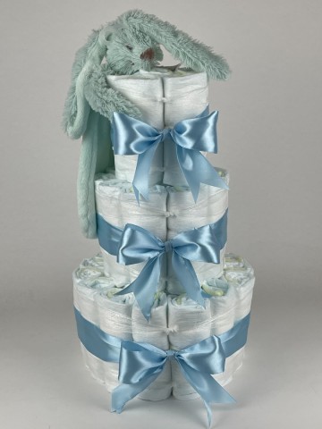 Luiertaart happy horse tuttle konijn richie lagoon   blauw 2