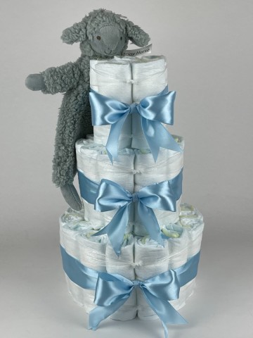 Luiertaart happy horse tuttle lamb lex blauw 2