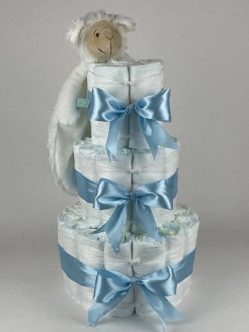 Luiertaart happy horse tuttle lamb lugano blauw 2