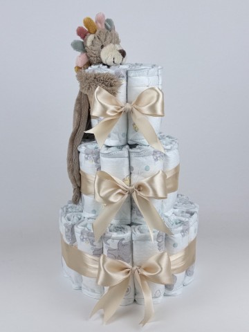 Luiertaart happy horse tuttle leeuw leon beige   2