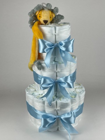 Luiertaart happy horse tuttle leeuw luke blauw 2