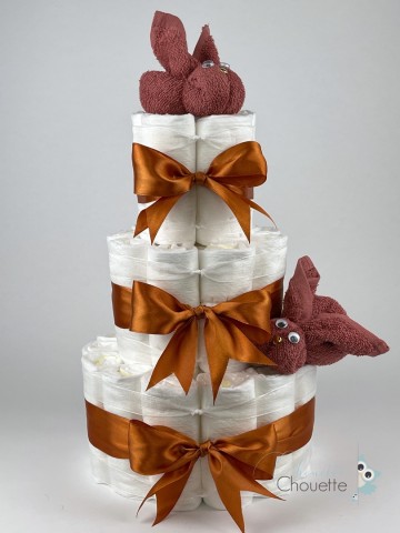 Luiertaart konijnen koper