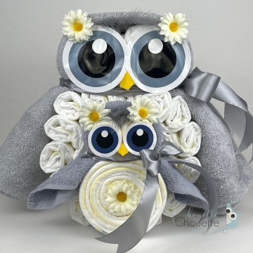 Luieruil kraamcadeau grijs